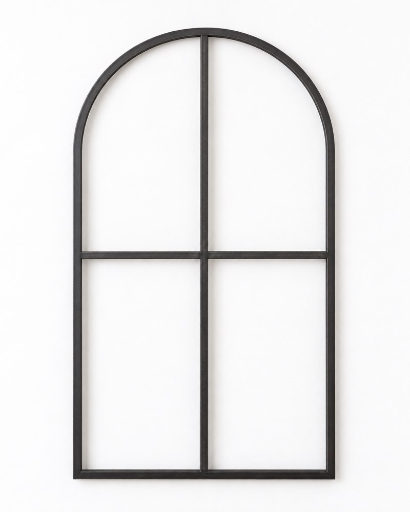 Arch Window Metal Wall Art