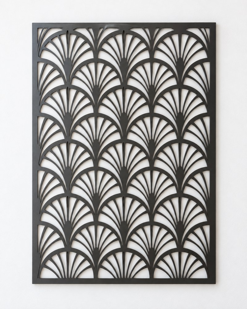 Art Deco Fan Metal Wall Panel