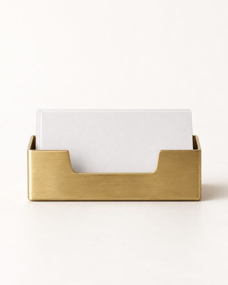 Brass Business Card Holder
