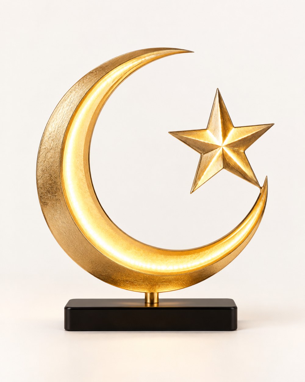Crescent & Star Glow Ornament