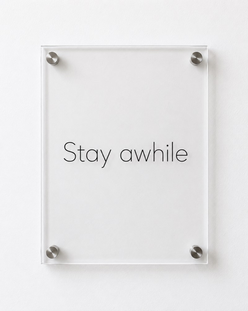 Custom Quote Acrylic Wall Sign