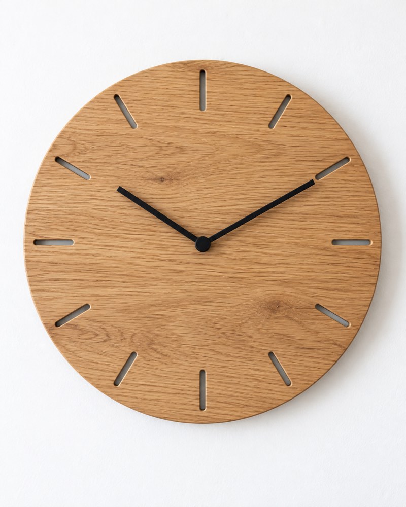 Cut Out Wooden Wall Clock