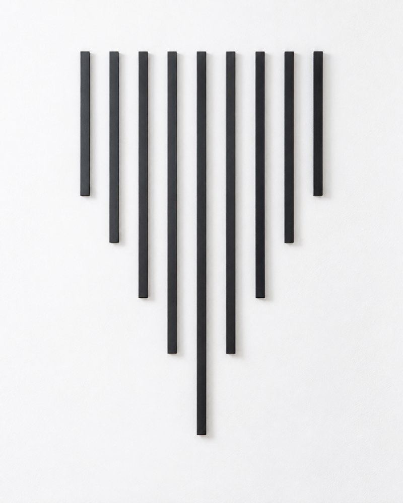 Falling Lines Metal Wall Art
