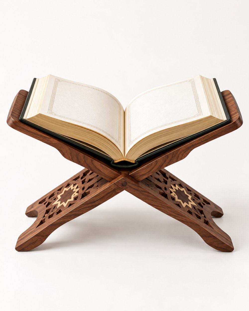 Folding Walnut Quran Stand (Rehal)