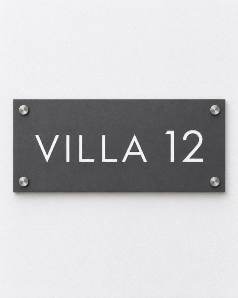 House Number Name Plate