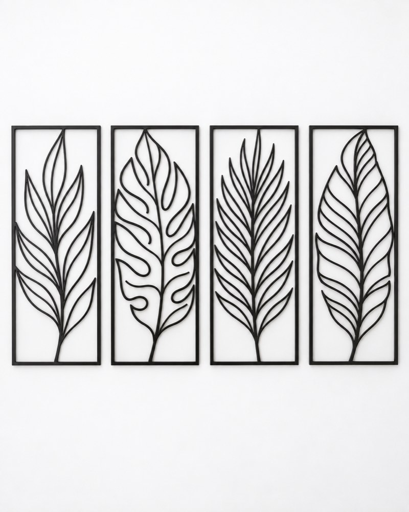 Leaf Metal Art Quartet