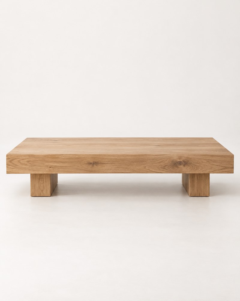 Low Japandi Coffee Table