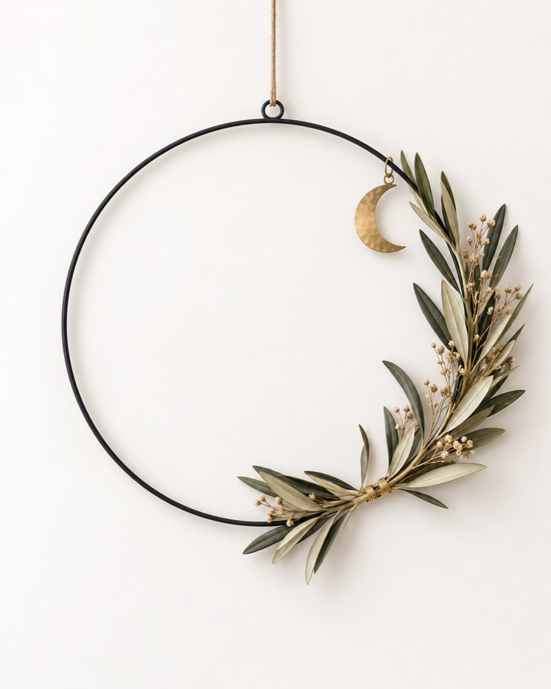 Minimal Eid Ring Wreath