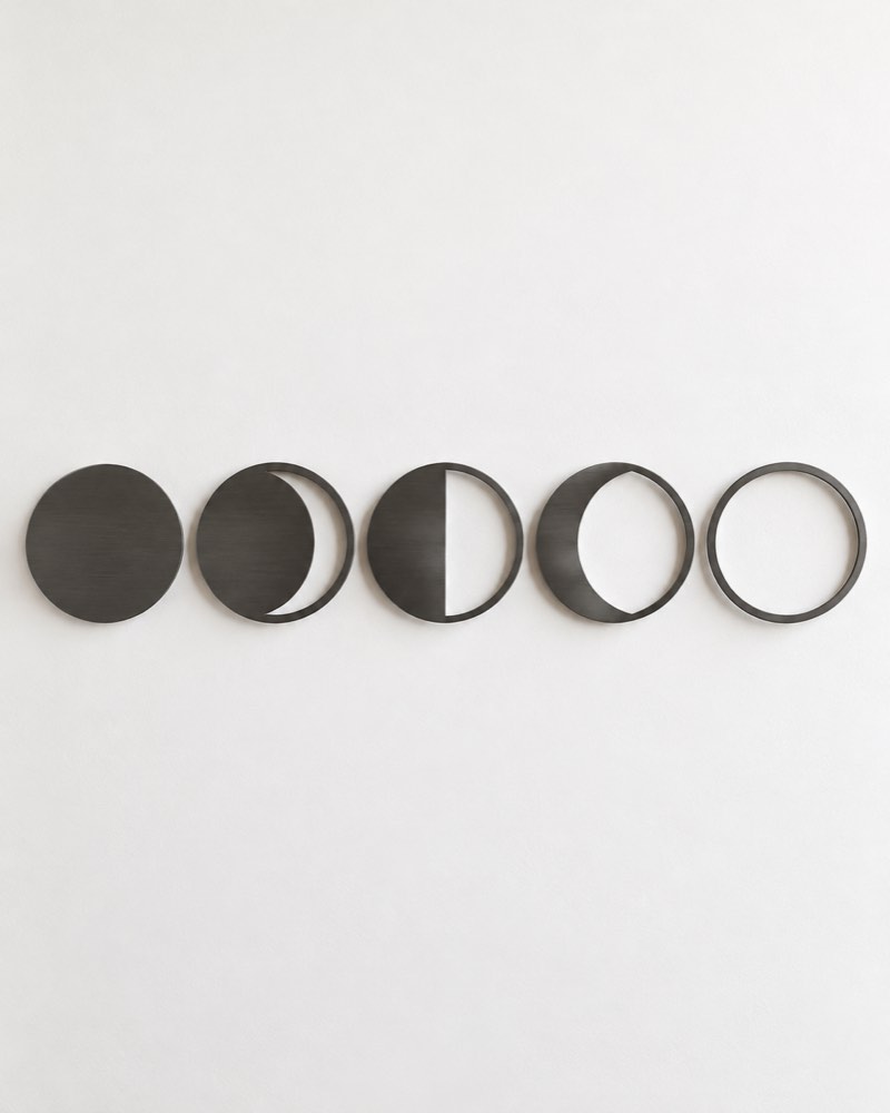 Moon Phases Metal Wall Art