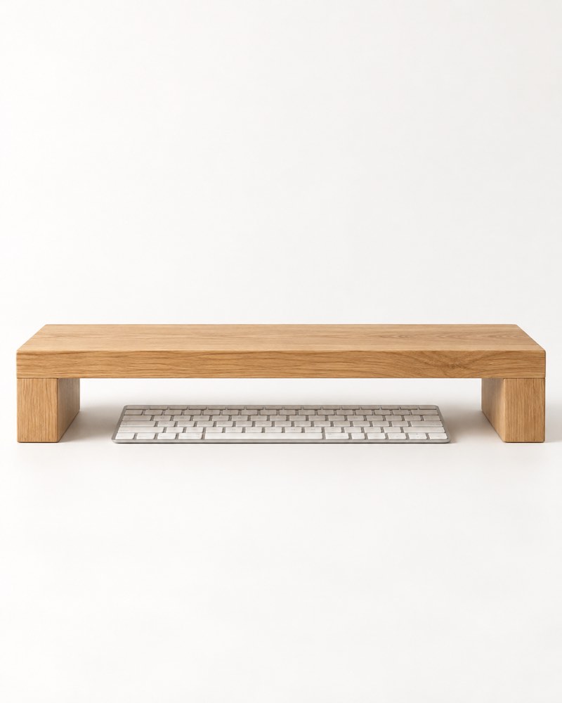 Oak Monitor Riser