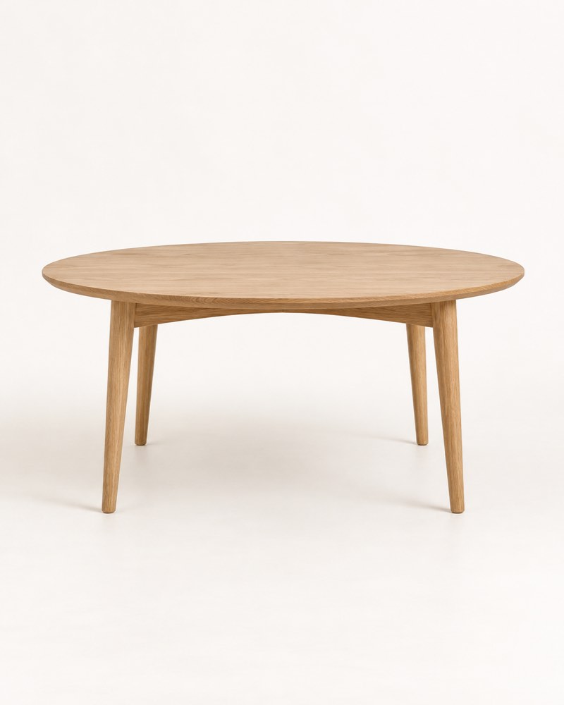 Round Oak Coffee Table