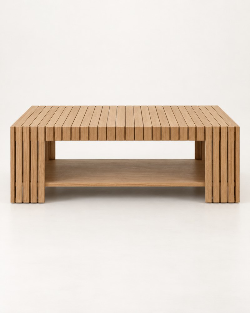 Slatted Oak Coffee Table