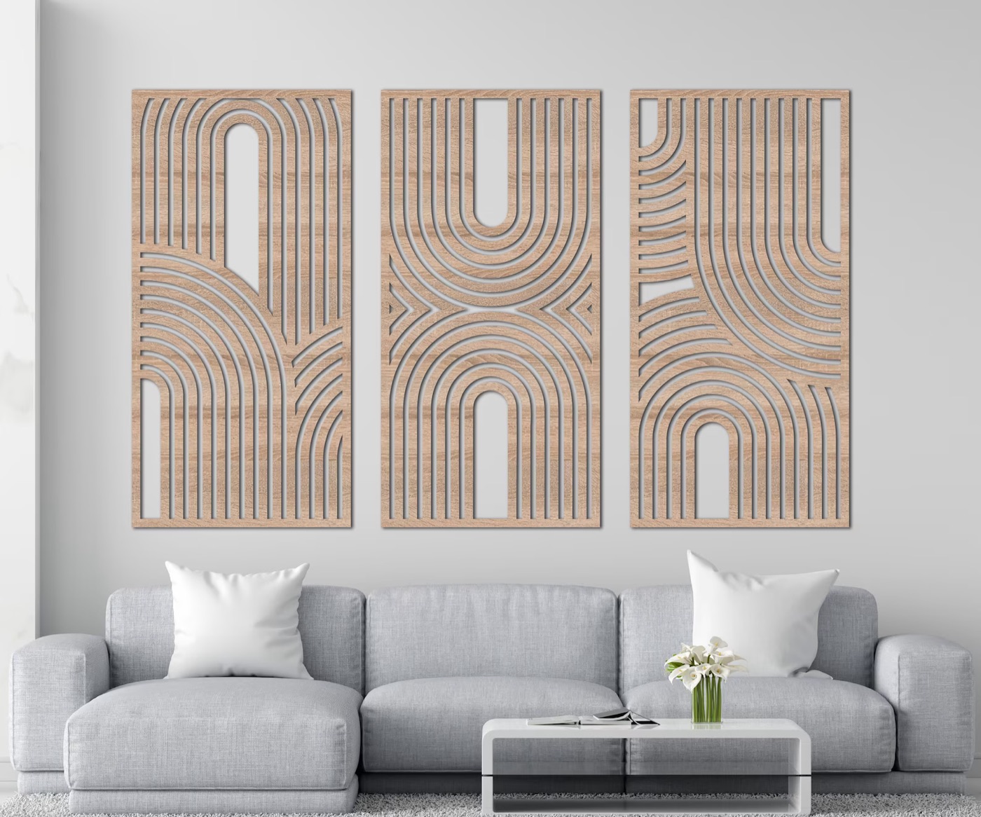 Tall Arches Triptych