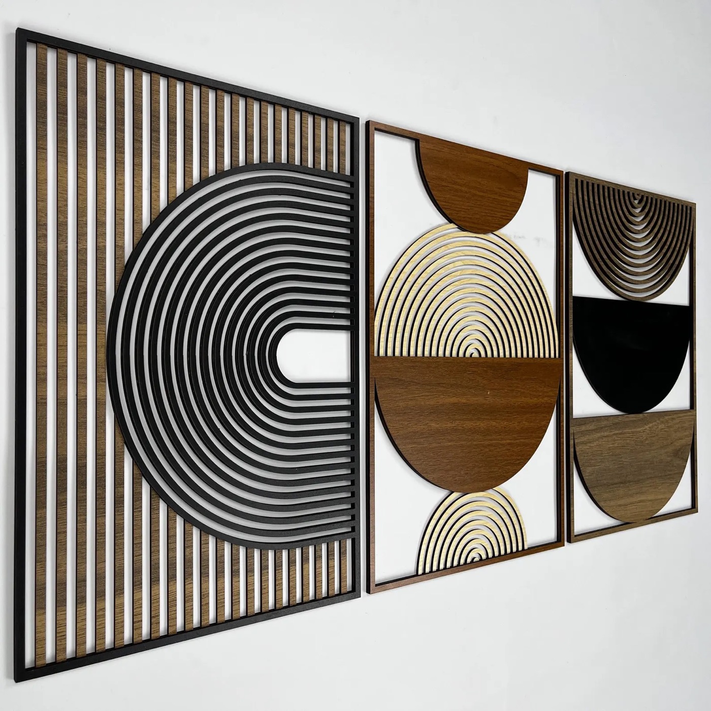 Layered Arches Triptych