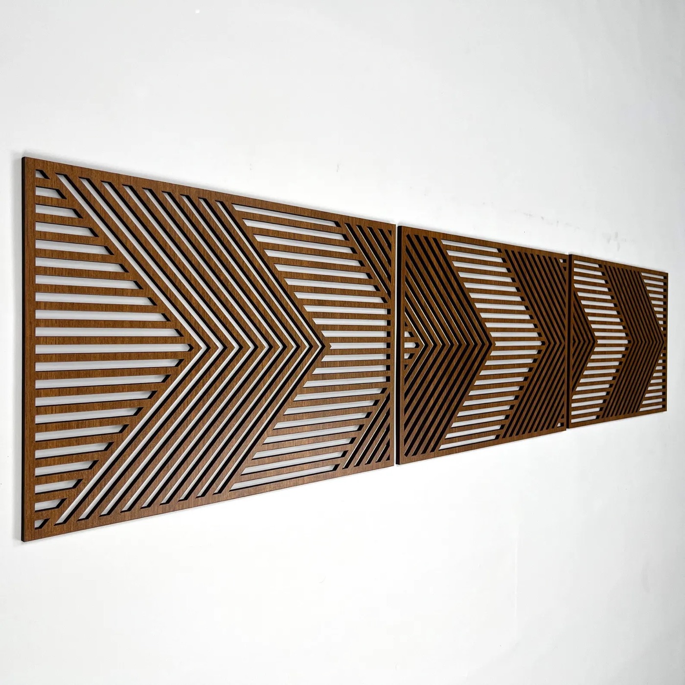Chevron Arrows Triptych
