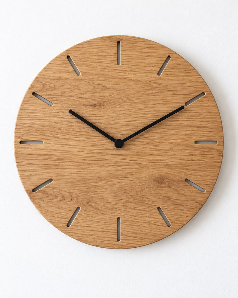 Cut Out Wooden Wall Clock