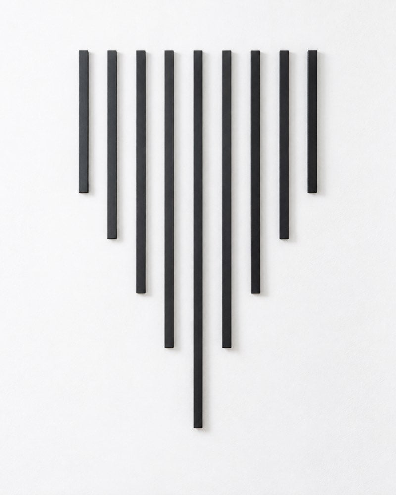 Falling Lines Metal Wall Art