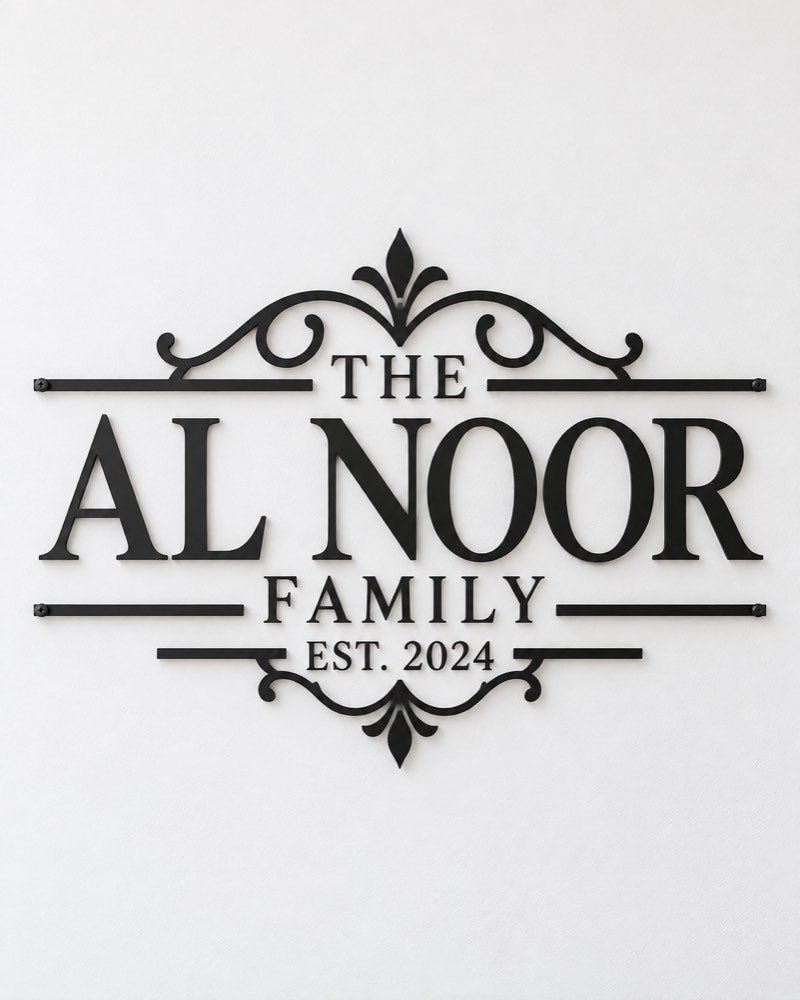Family Established Year Sign
