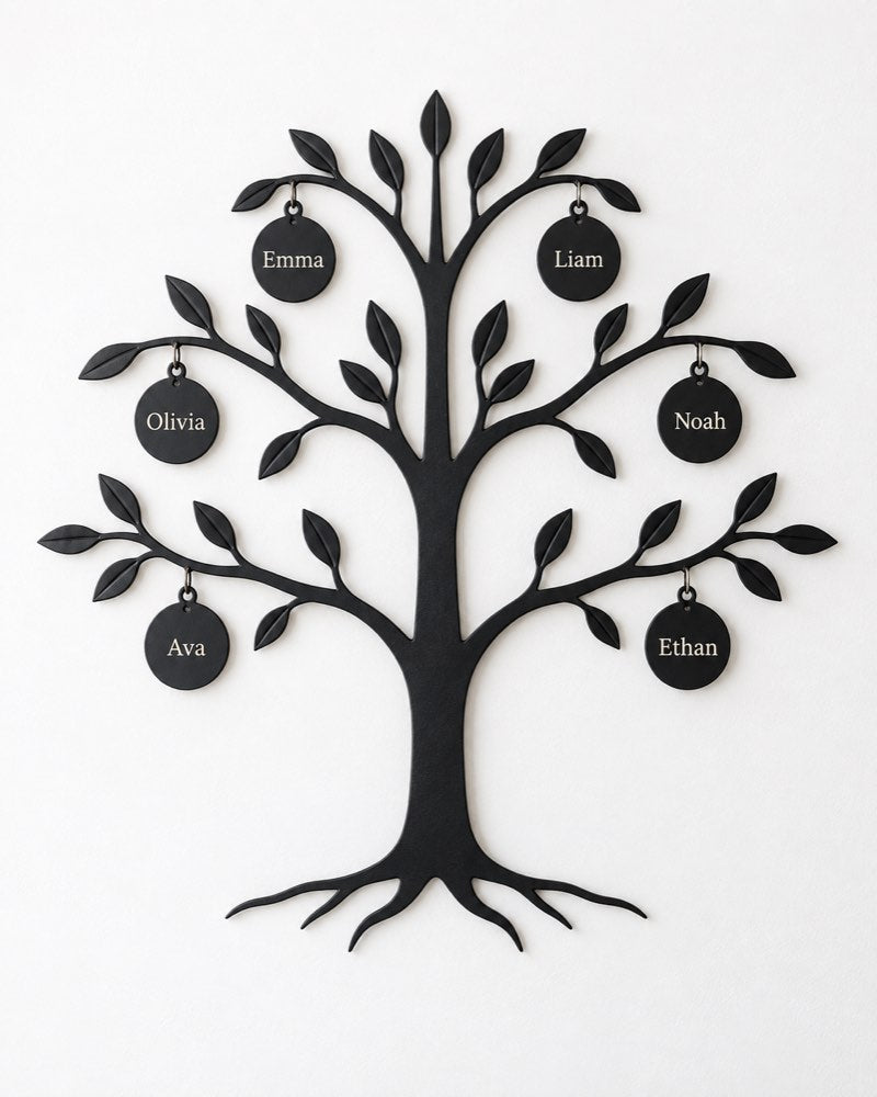 Family Tree Metal Wall Art