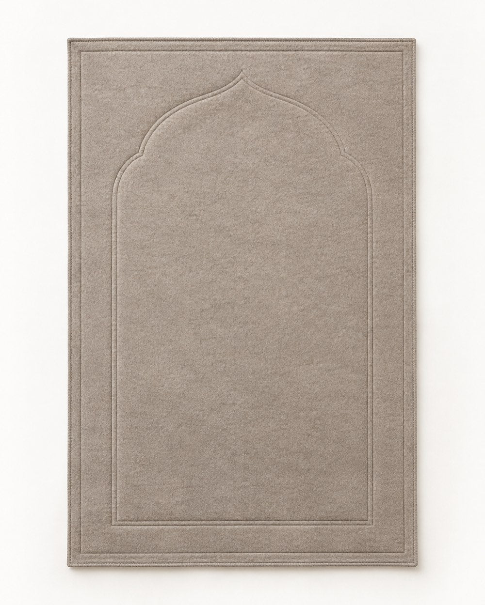 Greige Felt Prayer Rug