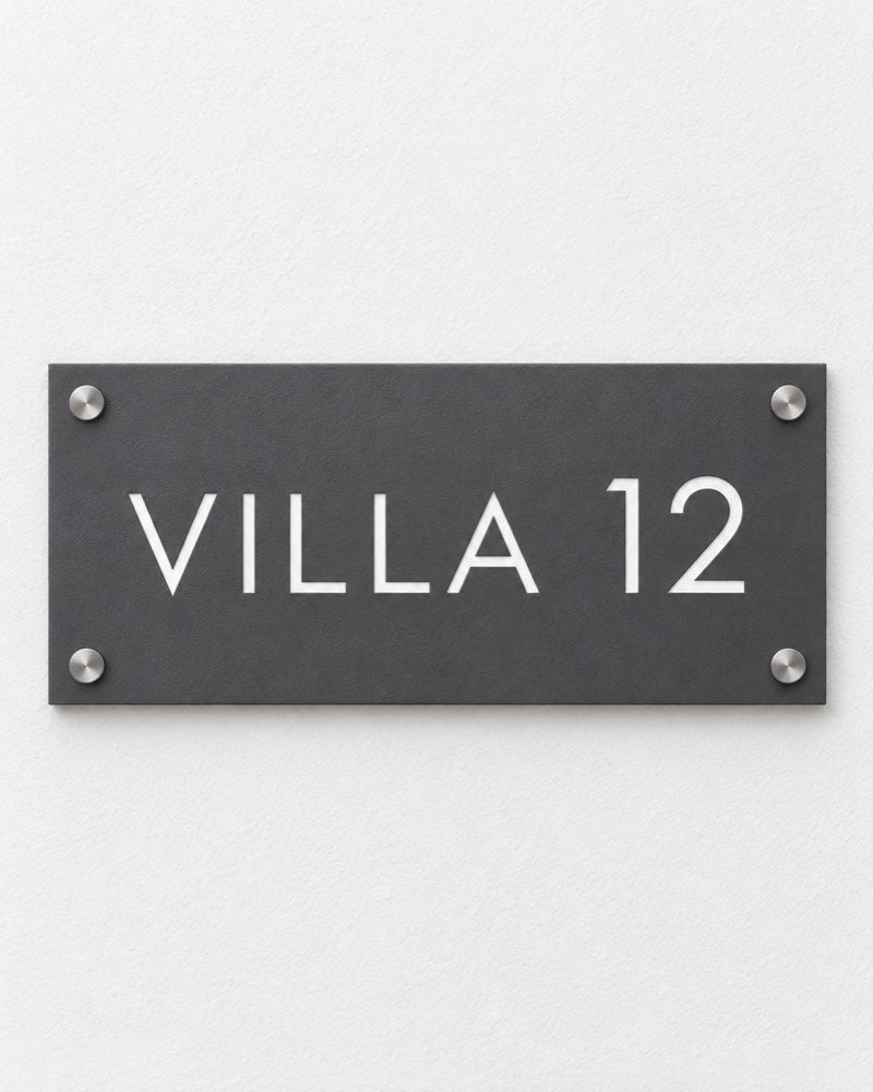 House Number Name Plate