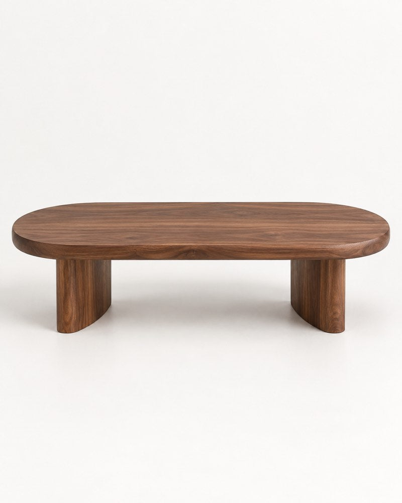 Pill Walnut Coffee Table
