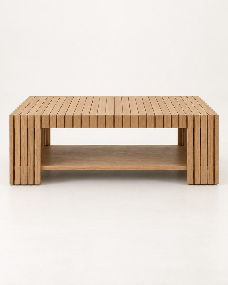 Slatted Oak Coffee Table