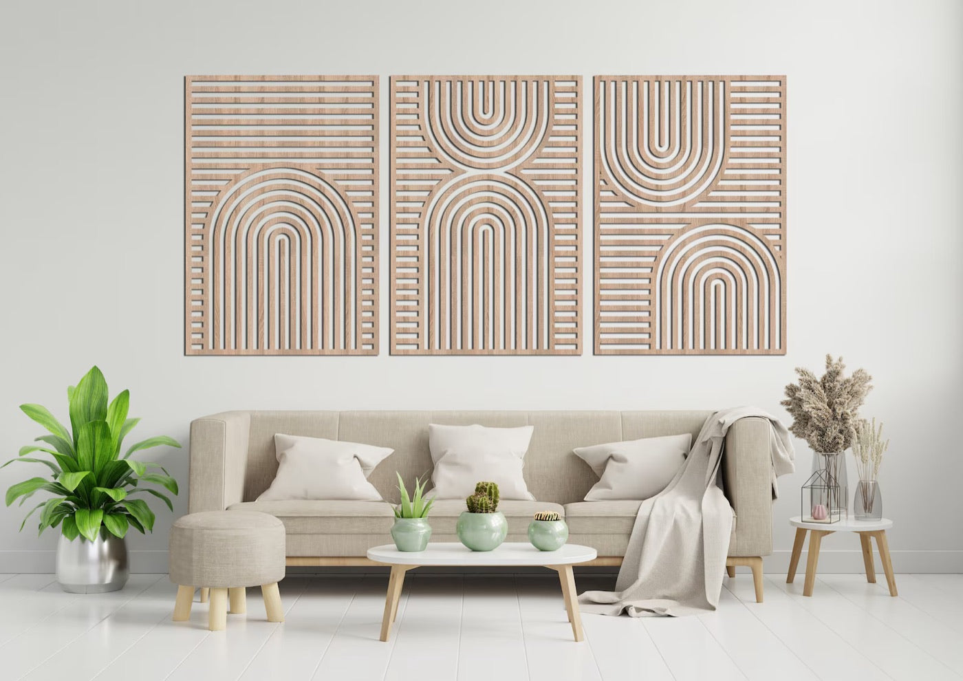 Arch Lines Triptych
