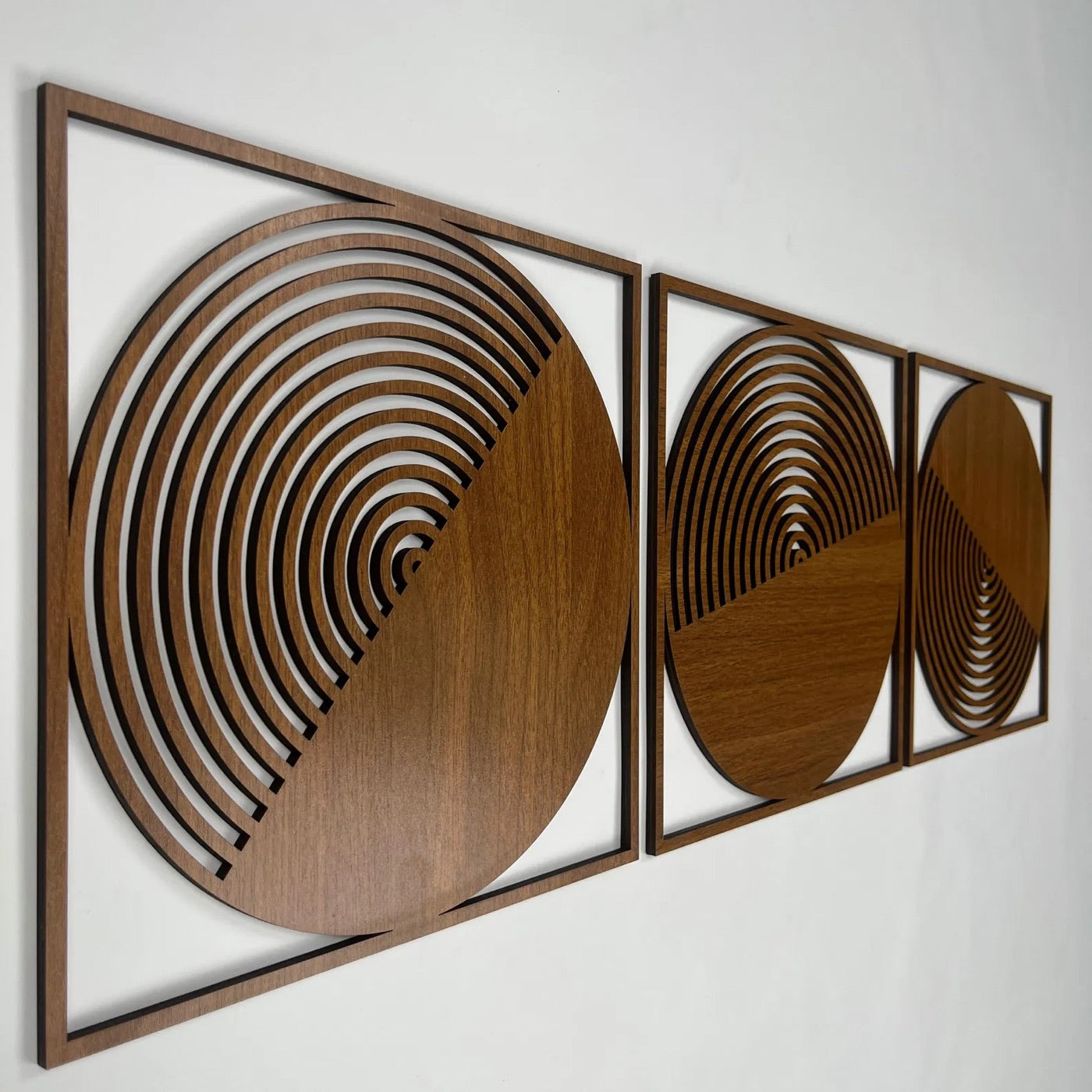 Concentric Circles Triptych