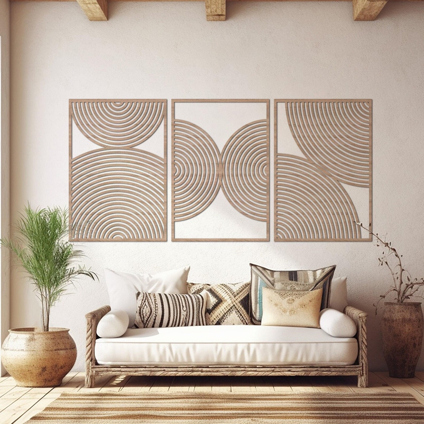 Rainbow Arcs Triptych