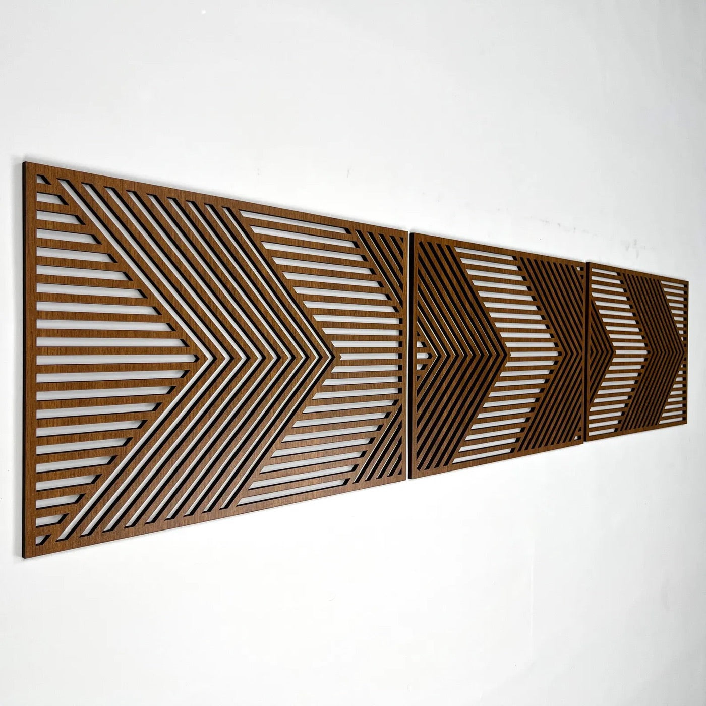Chevron Arrows Triptych
